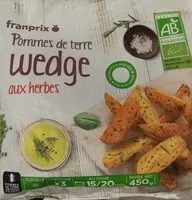 含糖量 Pommes de terre wedges bio