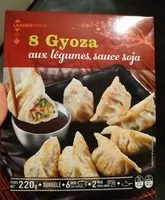 入っている砂糖の量 Gyoza aux légumes, sauce soja