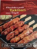 含糖量 Dix brochettes de poulet yakitori