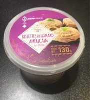 चीनी की मात्रा Rillettes de homard américain