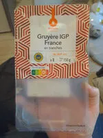入っている砂糖の量 Gruyere IGP France