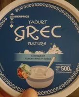 Cantidad de azúcar en Yaourt grec nature