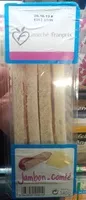 Quantité de sucre dans Jambon-Comté Pain de mie sans croûte