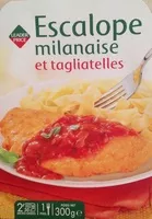 Escalope milanaise aux tagliatelles