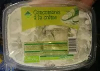 Zuckermenge drin Concombres à la crème