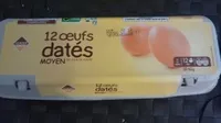 Amount of sugar in 12 Oeufs Datés du Jour de Ponte moyen