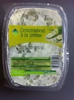 Zuckermenge drin Concombres à la crème