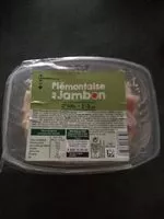 Suhkru kogus sees Piémontaise au jambon