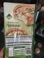 Suhkru kogus sees Tarte aux Poireaux