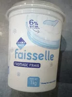 Cantidad de azúcar en Faisselle fromage frais