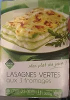 Sokerin määrä sisällä Lasagnes Vertes aux 3 Fromages
