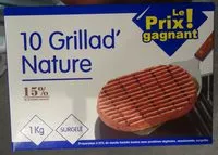 Zuckermenge drin 10 Grillad' Nature