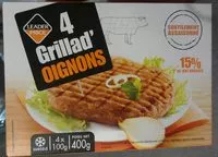Zuckermenge drin 4 Grillad' Oignons