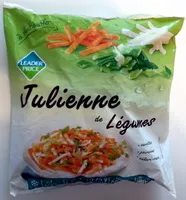 Quantité de sucre dans Julienne de légumes