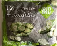 Sokerin määrä sisällä Courgettes en rondelles bio