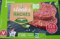 चीनी की मात्रा Steacks hachés façon bouchère