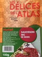 Sucre et nutriments contenus dans Delices de l atlas