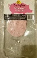 Quantité de sucre dans Saucisson cuit a l ail