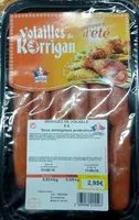Cantidad de azúcar en Merguez de Volaille