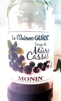 Sokerin määrä sisällä Cassis Sirup | Sirop de cassis