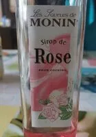 Amount of sugar in Sirop de Rose
