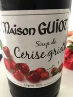Amount of sugar in Sirop de cerise griotte