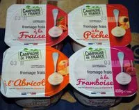 入っている砂糖の量 Fromage Frais aux Fruits 2% M.G.