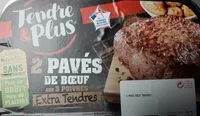 Quantité de sucre dans 2 pavés de boeuf