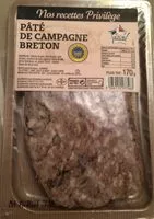 含糖量 Pâté de campagne breton