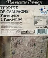 含糖量 Terrine de campagne forestiere à l'ancienne
