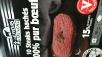 Quantité de sucre dans Steaks hachés 100% pur boeuf