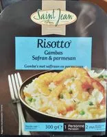 Amount of sugar in Risotto Crevettes, safran & parmesan