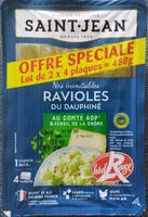 चीनी की मात्रा Ravioles du Dauphiné 4 plaques