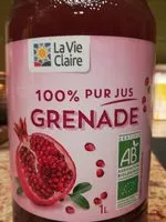 入っている砂糖の量 Jus de grenade