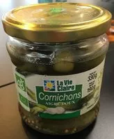 Sokerin määrä sisällä Cornichons aigre doux