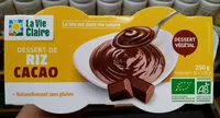 Cantidad de azúcar en Dessert riz cacao