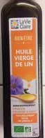 चीनी की मात्रा Huile Vierge De Lin