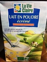 Sokerin määrä sisällä Lait en poudre écrémé