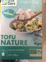 入っている砂糖の量 Tofu nature