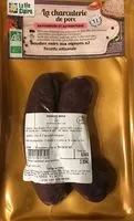 चीनी की मात्रा Boudins noirs aux oignons