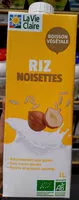 Laits de riz a la noisette