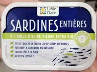 Zuckermenge drin Sardines entières à l'huile d'olive vierge extra bio