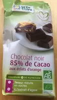 चीनी की मात्रा Chocolat noir 85%