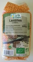 Amount of sugar in Lentilles Corail