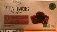 Quantité de sucre dans Dattes fraiches mazafati