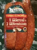 Amount of sugar in Saucisses 1 Morteau + 2 Montbeliard