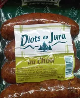 Zuckermenge drin Diots du Jura au Chou