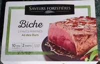 入っている砂糖の量 Pavés de Biche marinés à l'ail des Ours x 2
