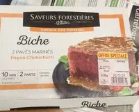 入っている砂糖の量 Biche 2 Pavés marinés façon Chimichurri