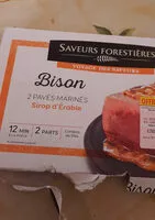 入っている砂糖の量 Bison Pavés marinés Sirop d'érable